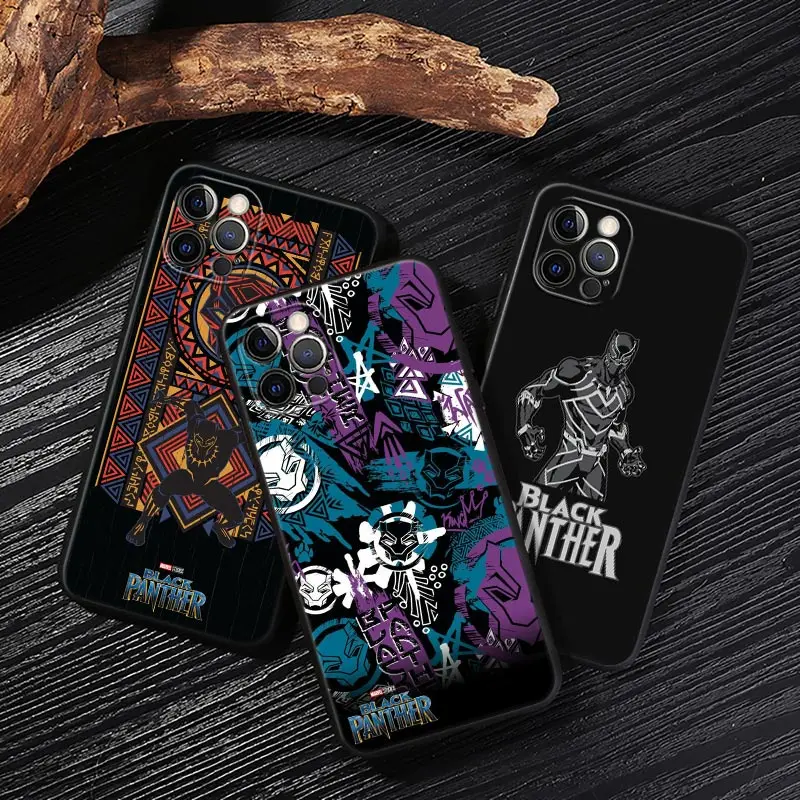 

Black Panther Marvel Case For iPhone 17 16 15 14 13 12 11 Pro Max Plus Back Cover For iPhone 17 Pro 17E Air 16e Protect Funda