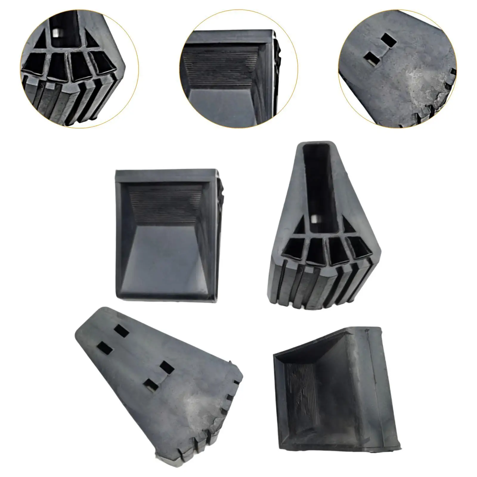 4 Pieces Ladder Base Covers for Floor Protection, Non-Slip Accessories for