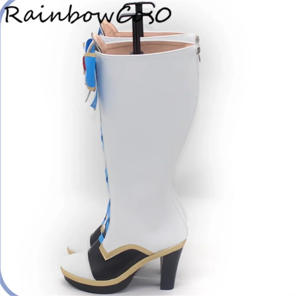 Oguri Cap Umamusume Pretty Derby Scarpe Cosplay Stivali Gioco Anime Party Halloween RainbowCos0 W5320