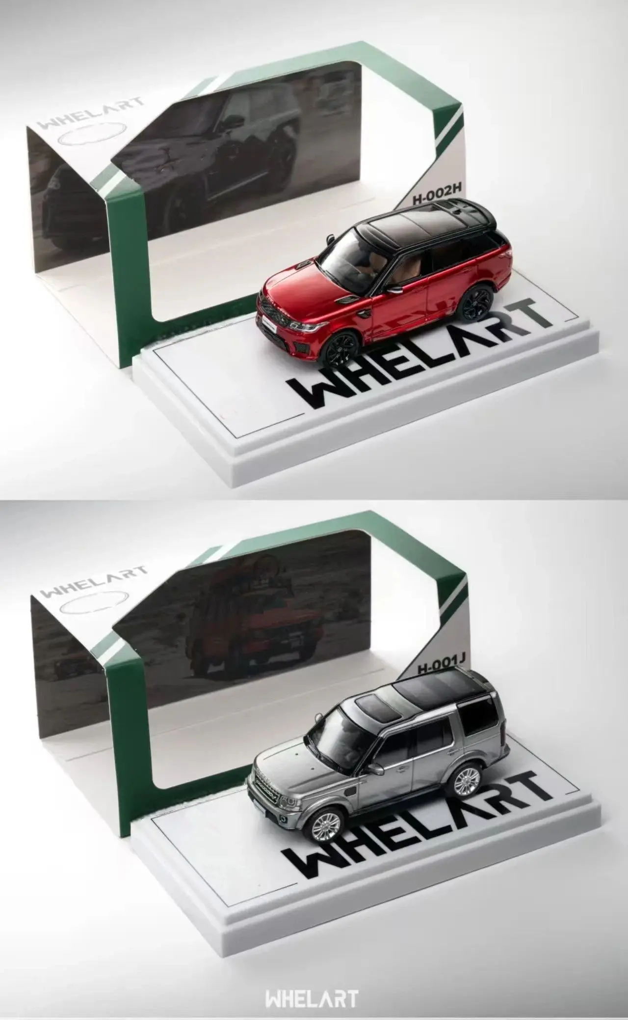

Pre-sale WHELART 1/64 Land R Sport / D-covery 4 Alloy Diecast Model Car Limited Collectible 14+