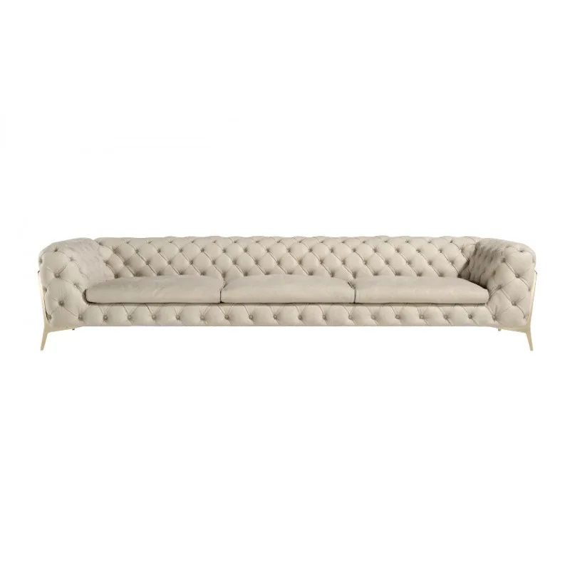 

Good time light luxury Internet celebrity copper foot sofa