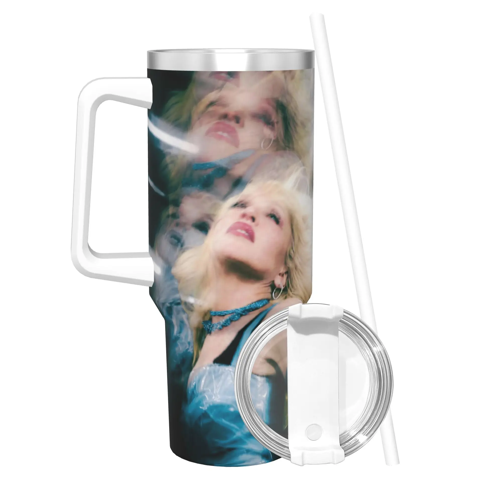 M-Madonnas Confessions II Tumbler 40oz Stainless Steel Double Wall Vacuum Insulated  Mug Cups With Straw
