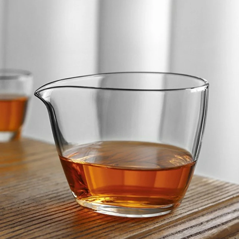 

Japanese Heat-resistant Glass Fair Cup Simple Transparent Teacup Household Kung Fu Tea Set Tea Infuser Water Cup Tea Accessories