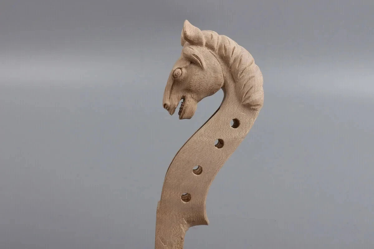 

Advanced Hand-Carved Horse Violin Neck Maple 4/4 Violin Parts/Accessories