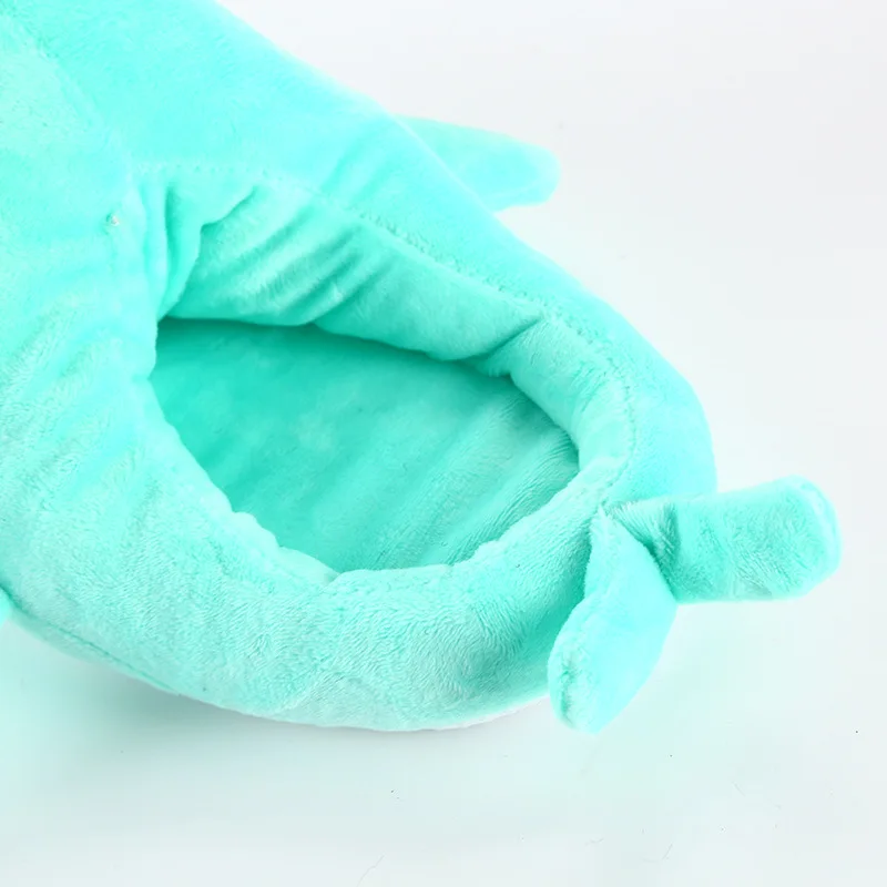 Winter Spring Warm Plush Home Slippers Funny Cartoon Furry Flip Flops Women And Men Soft Sole Comfortable Indoor Cotton Slides