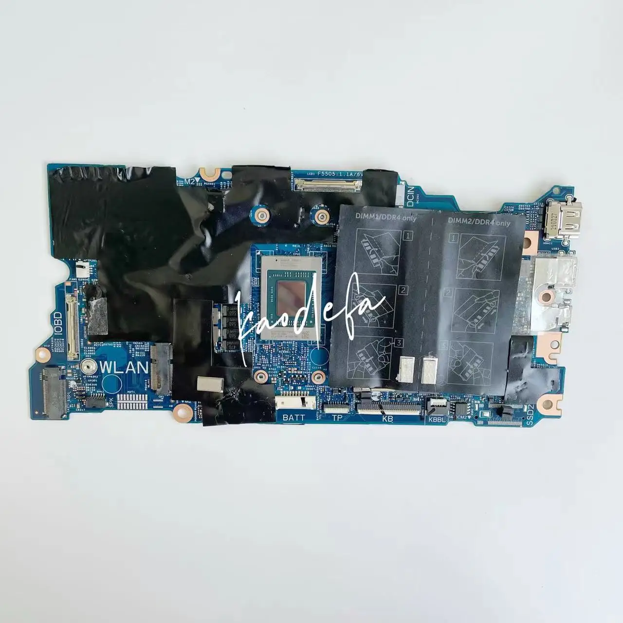 Placa base para ordenador portátil Dell Inspiron 203000, 7415, CPU: R5-5500U, R7-5700U, AMD, DDR4, CN-09X2G7, CN-0MDMXX, prueba OK, 100%