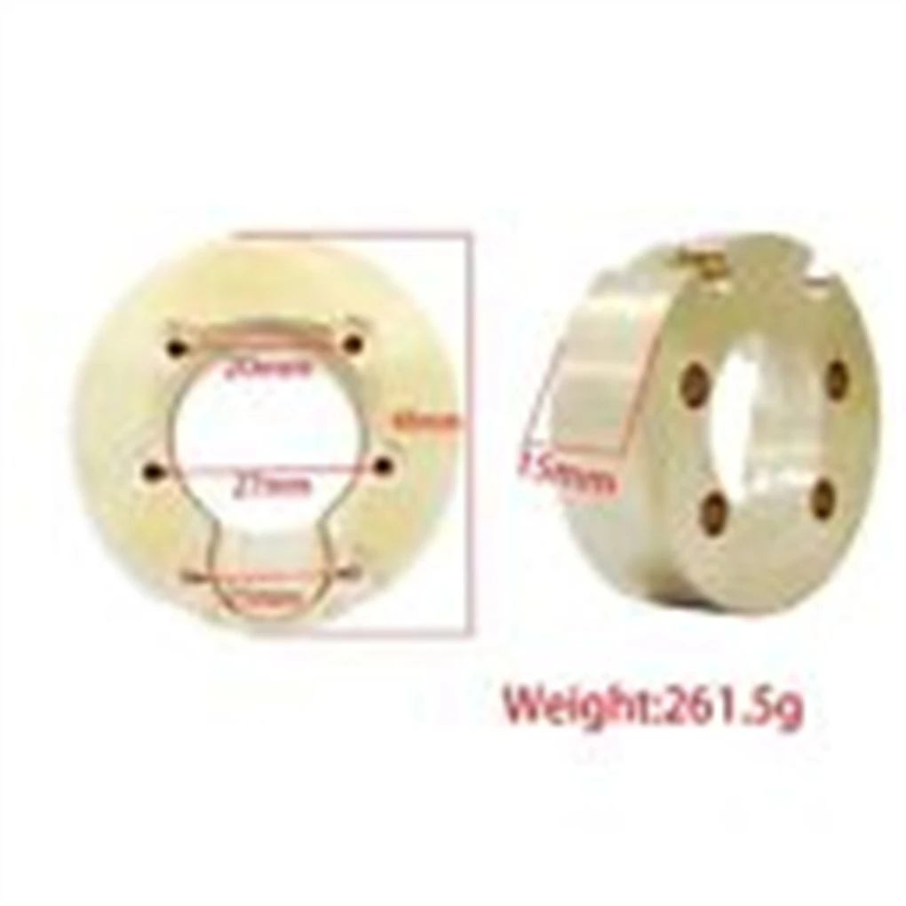 

Комплект задней оси из латуни 1/10 для радиоуправляемой машины CROSSRC EMO, запчасти для радиоуправляемых моделей, аксессуары, сменные детали, детали для тюнинга, золотистый