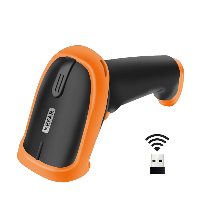 Imagem -06 - Kefar-barcode Scanner sem Fio com Receptor Usb Handheld Bar Code Scanner Transmissor Automático 2d Kr-s8 Transmissão 2.4g