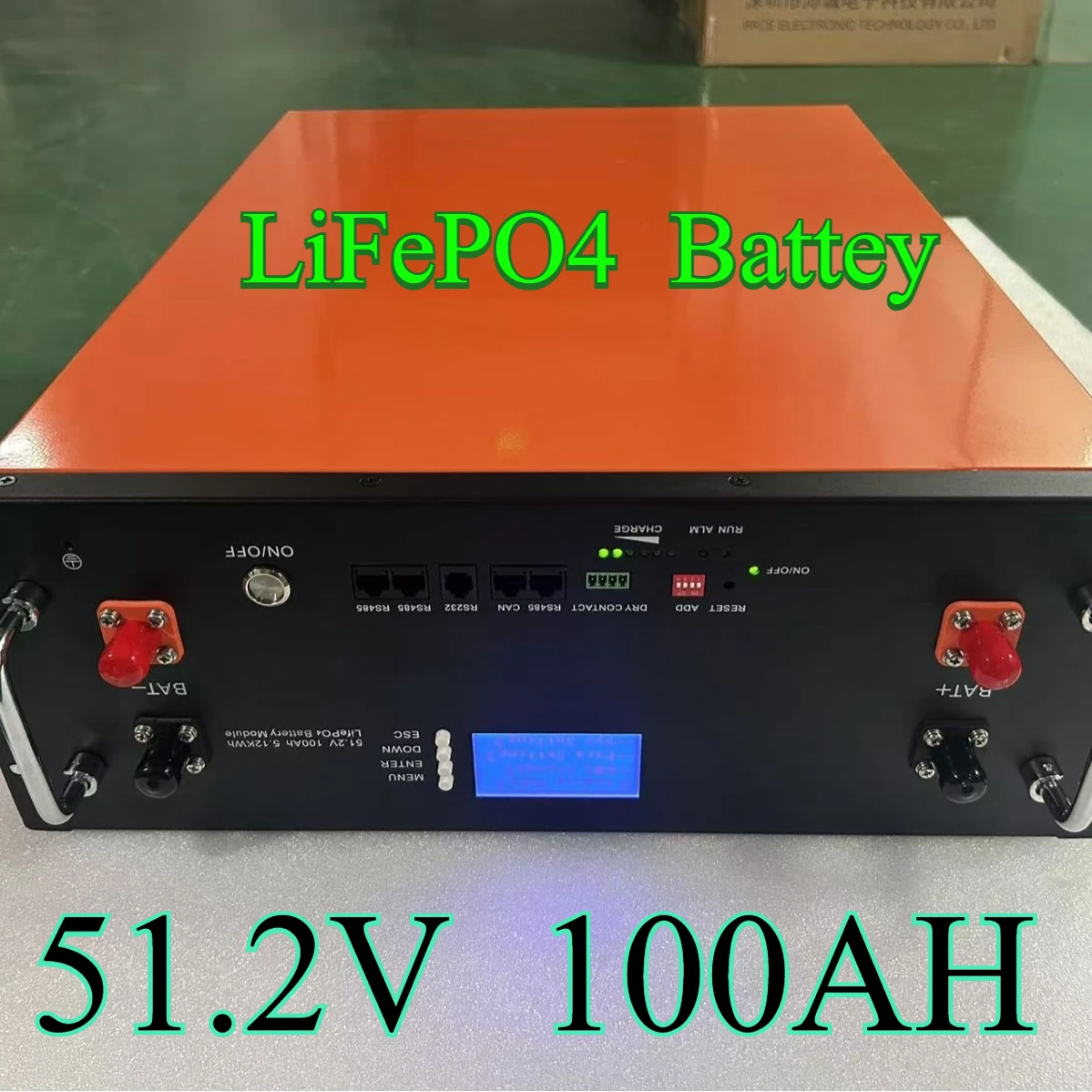 Lithium Iron Phosphate Battery 51.2V100AH Rack Type Energy Storage Battery 48V Photovoltaic Energy Storage Battery