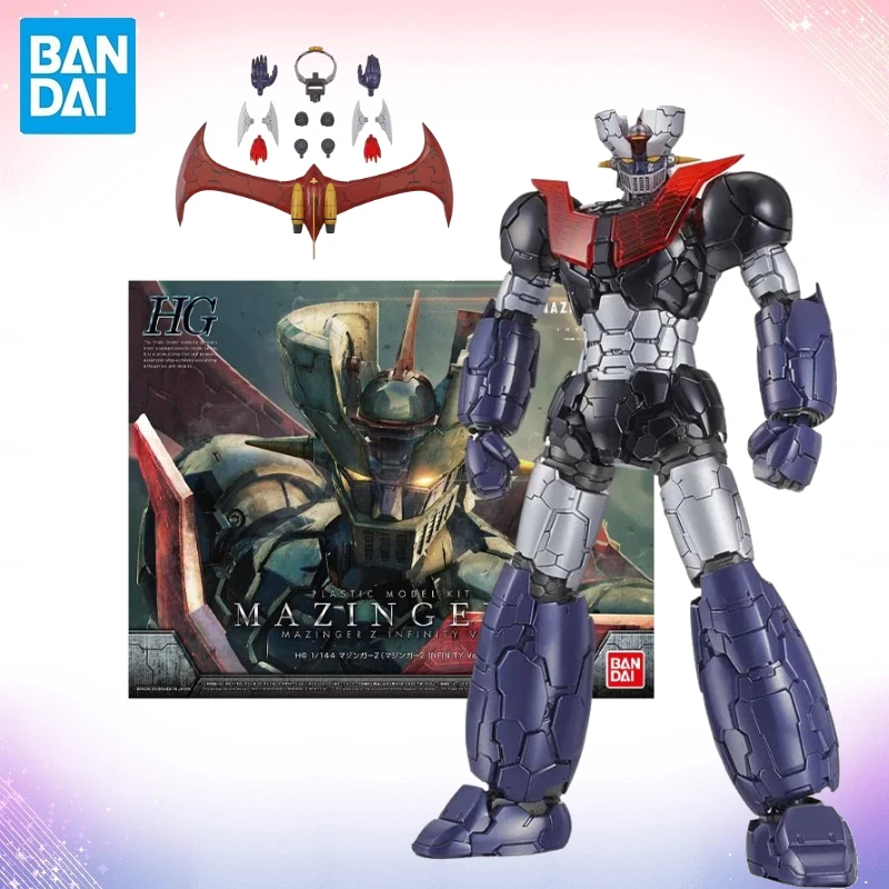 

Bandai Original Genuine Figure Mazinger Z Model Kit Anime Figures HG Infinity Collection Action Toys Toy Gifts In Stock