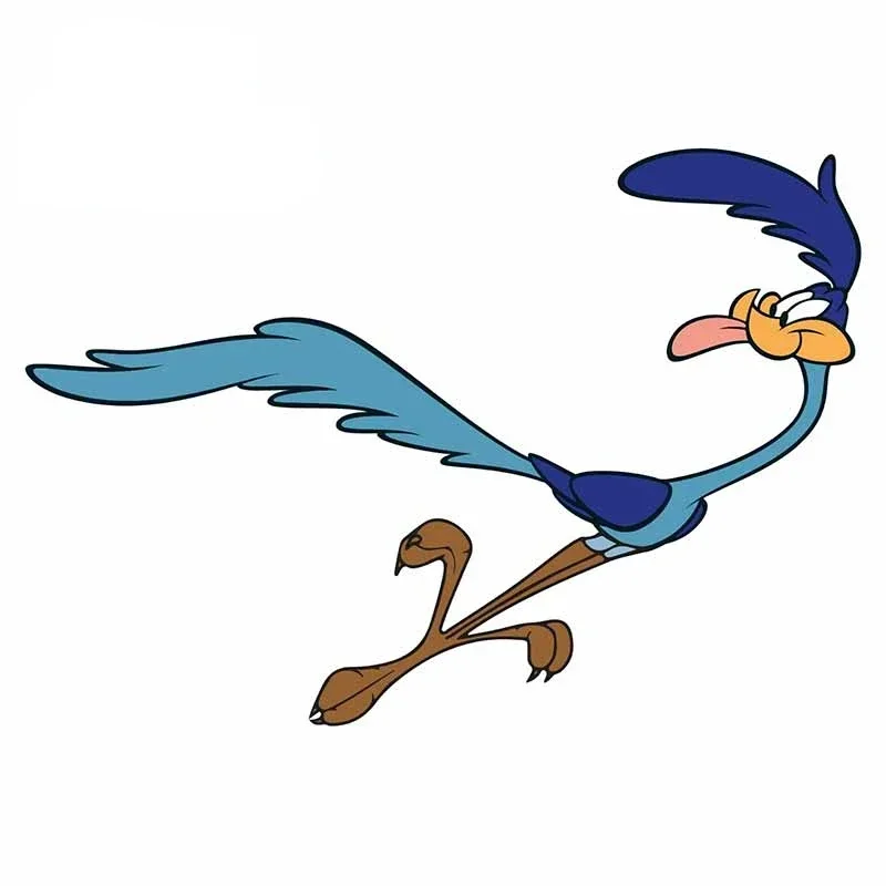 Road Runner  Decals Occlusion Scratch Body for Car Car Motorcycle Helmet Laptop Trunk Body Car Window Surfboard PVC Vinyl Decals