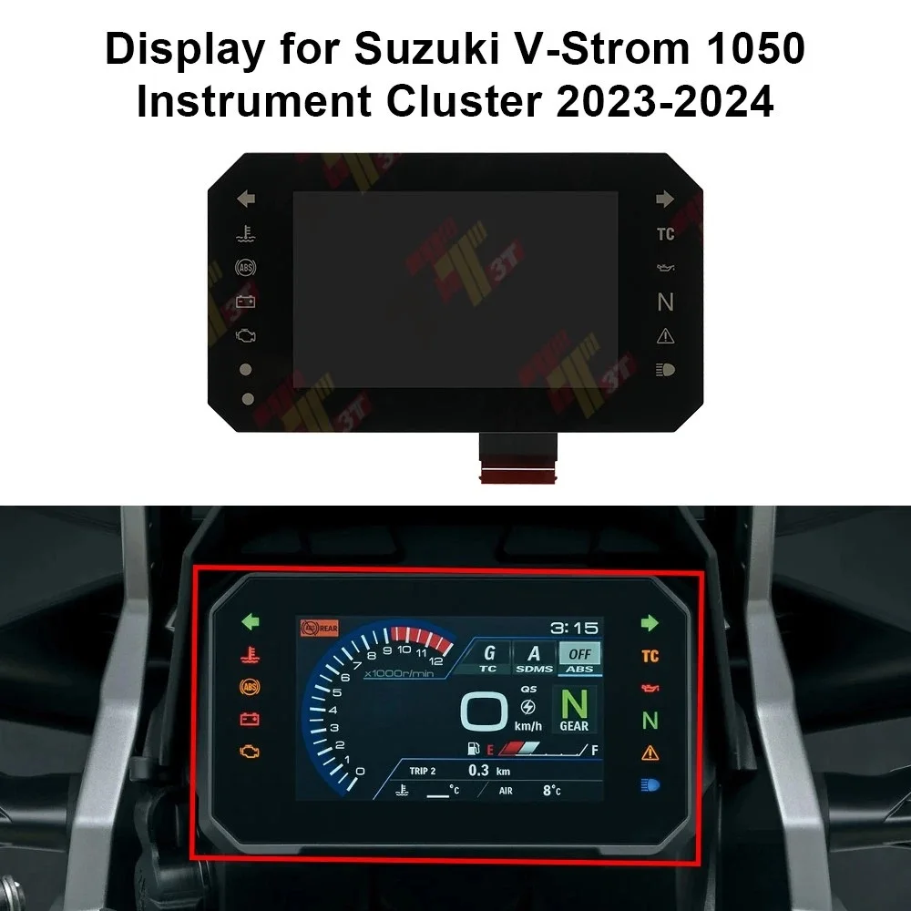Display for Suzuki V-Strom 800 1050 GSX-8R GSX-8S Instrument Cluster view 2