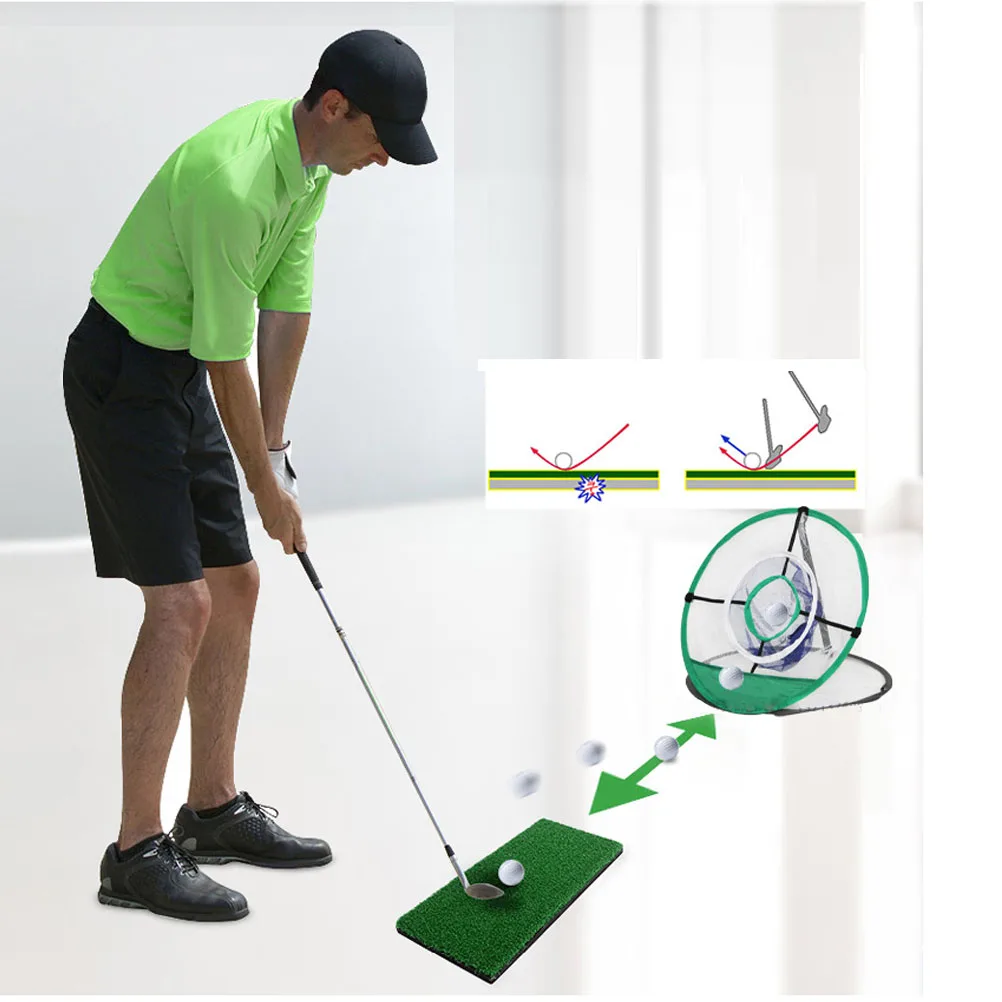 Pop Up Golf Chipping Net, Ajudantes portáteis, Treinamento Indoor e Outdoor, Prática Net