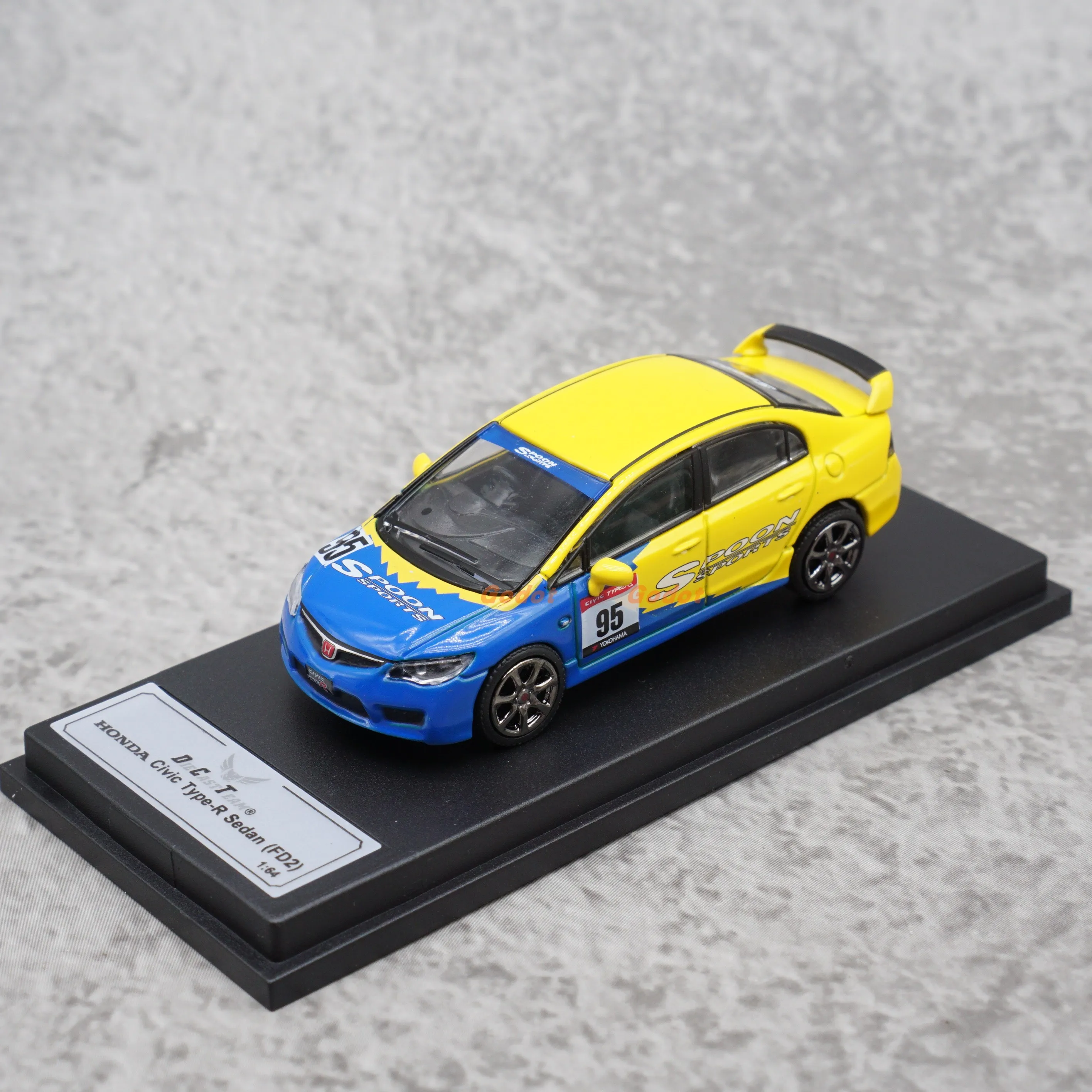 DCT 1/64 Type-R FD2 alloy car model toy