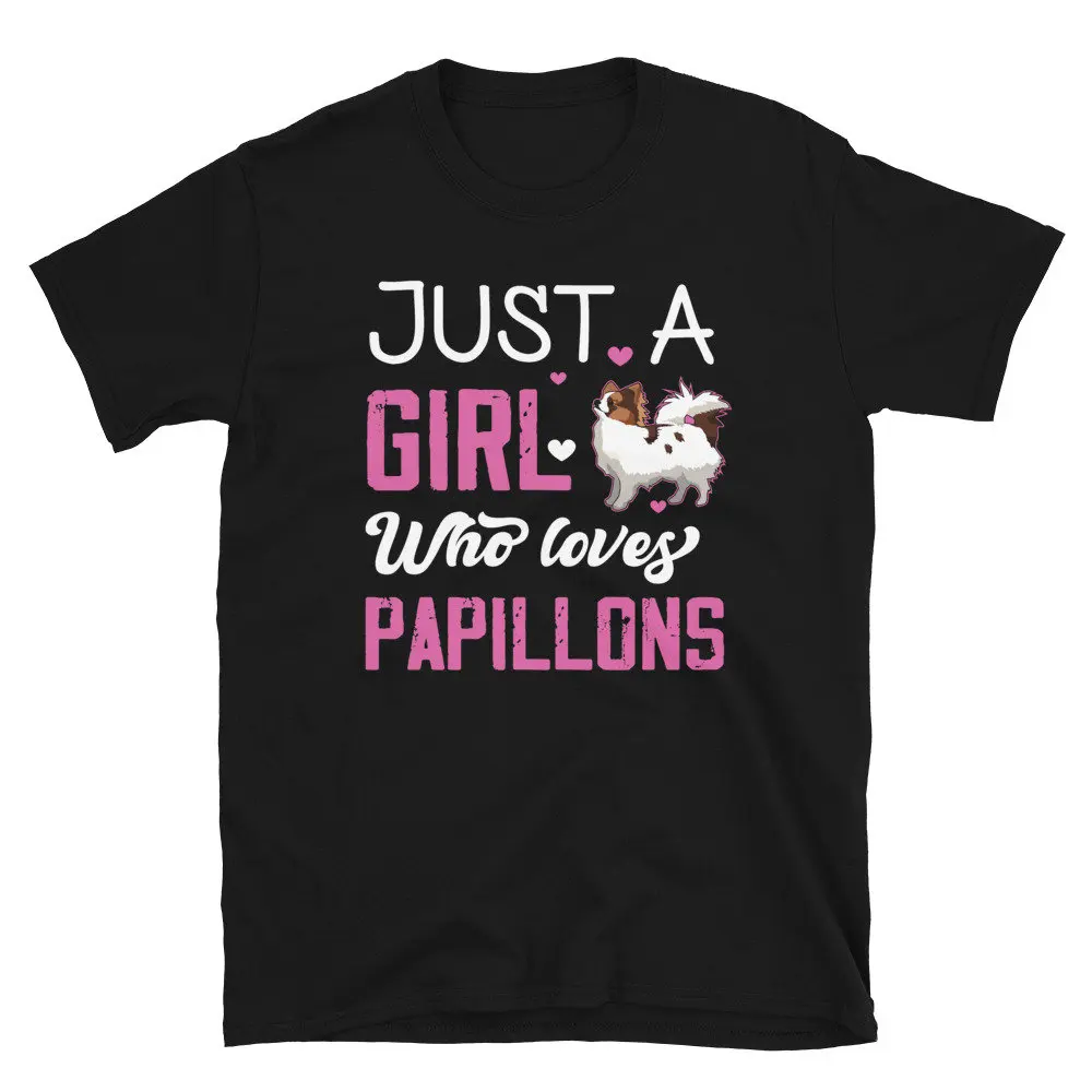 Girls Papillon T Shirt Dog Lover Pet Owner Mom Weimaraner Idea