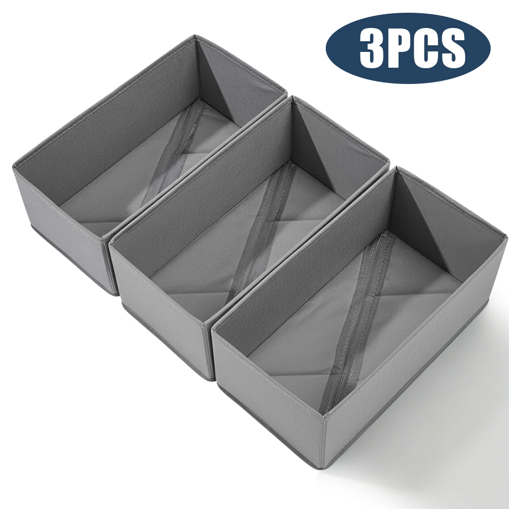 Cabinet Drawer Organizer for Underwear Socks Foldable Storage Box Pants Jeans Storage Box Wardrobe Drawers Organizer Contain