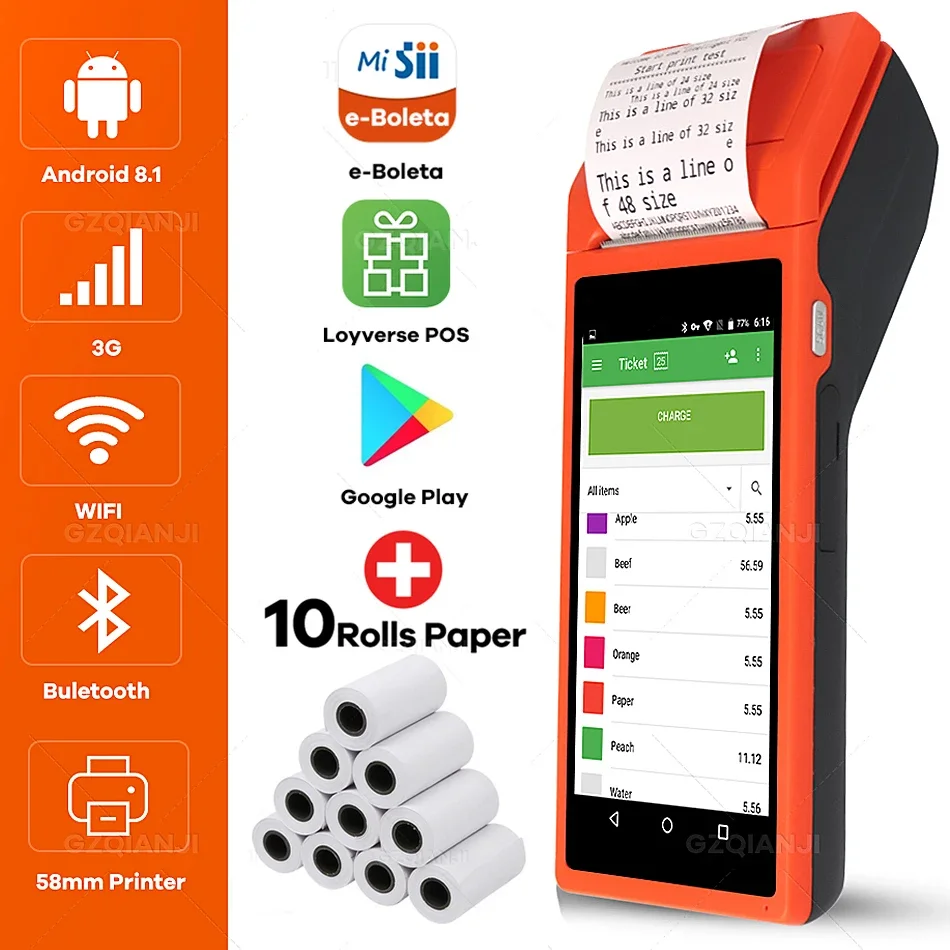 1pda: La Mejor Solución Portátil para Puntos de Venta con Impresora Térmica Integrada