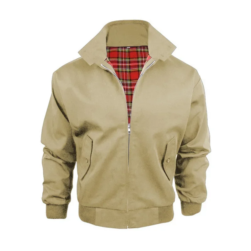 Harrington Dark Blue Casual Jacket for Men