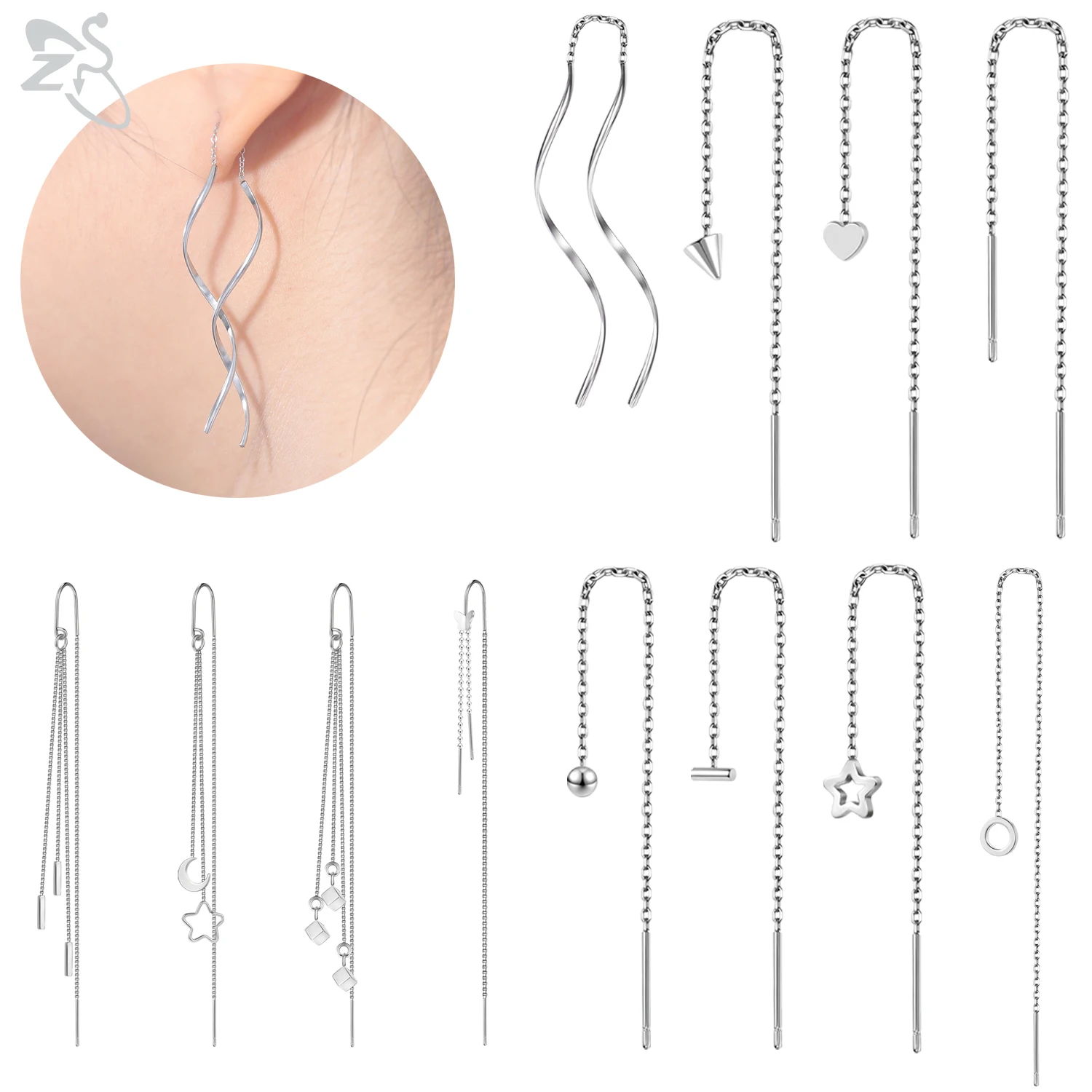 Zs 1 Pair Stainless…