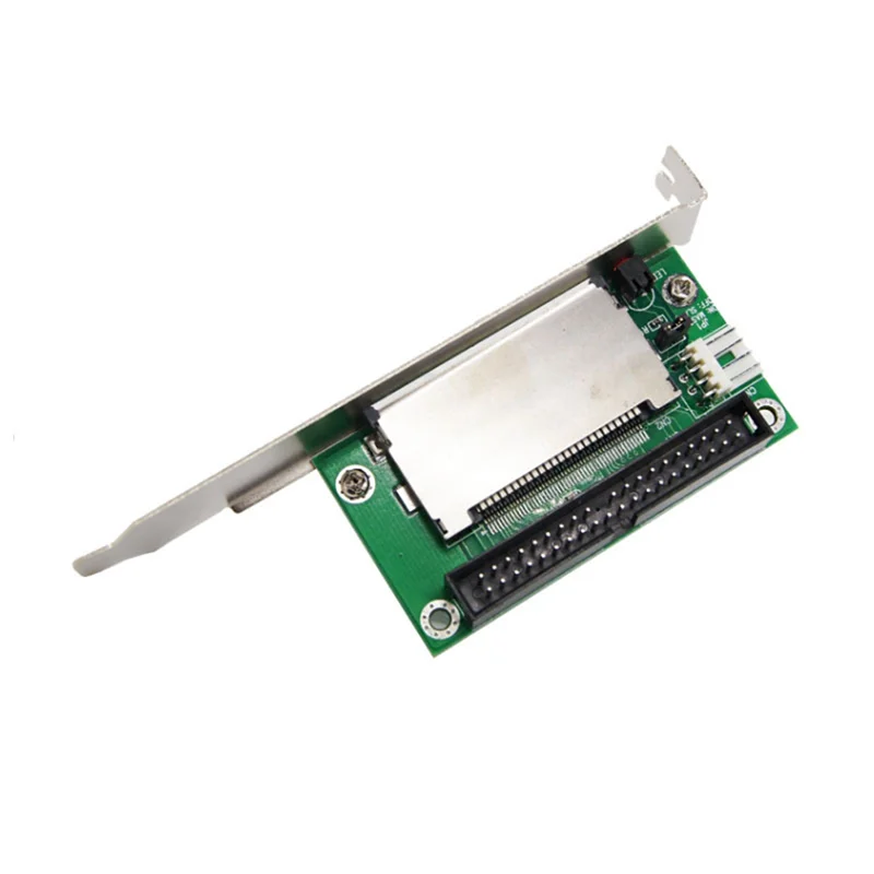 

40-Pin CF Compact Flash Card To 3.5 IDE Converter Adapter Pci Bracket Back Panel