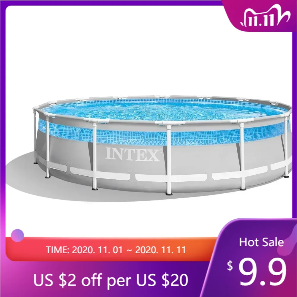 

Above Ground Swimming Pool Set: 14ft x 42in – Includes 1000 GPH Cartridge Filter Pump–SuperTough Puncture Resistant Freight free