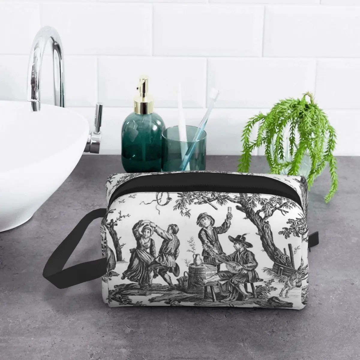 vintage-frances-toile-de-jouy-motivo-saco-de-maquiagem-organizador-de-cosmeticos-armazenamento-dopp-kit-de-higiene-pessoal-saco-de-cosmeticos-lapis-caso