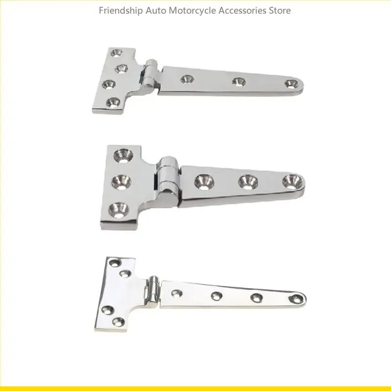 

SZCH Rustproof Hinge for Marine Yacht Thickened Stainless Steel Casting Cabinet Drawer Glass Door Hinge Silver Latch Hinge