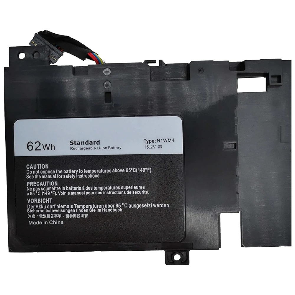 New N1WM4 Laptop Battery Compatible For Dell Alienware 13 R2 R1 AW13R2-10012SLV ALW13ED-1508 1708 Series 2VMGK 3V806 62Wh 15.2V