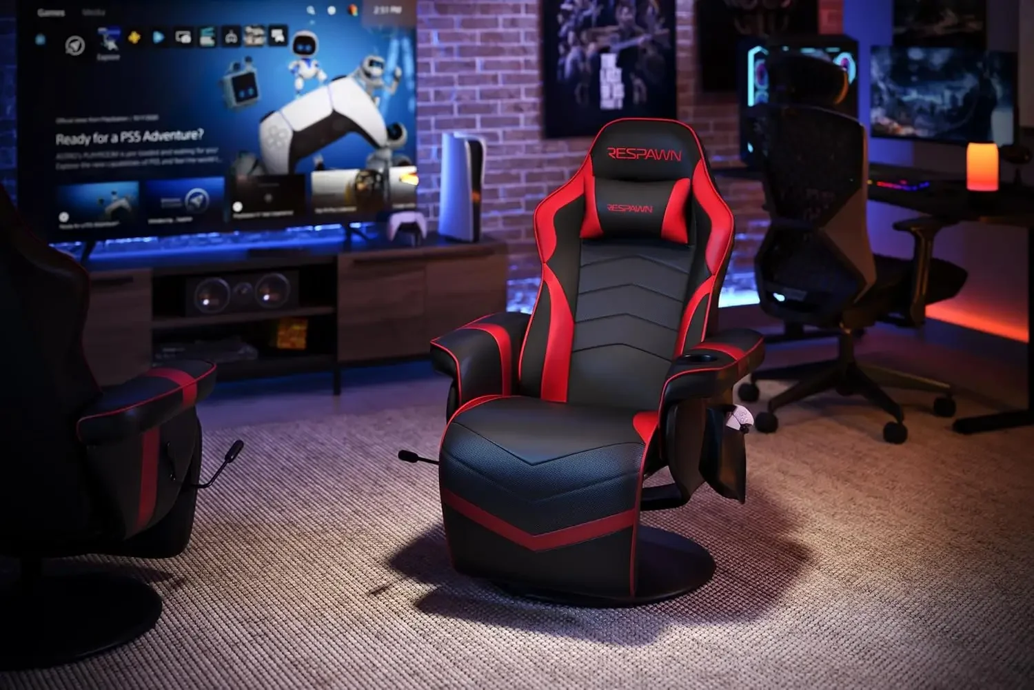 RESPAWN 900 Gaming Recliner - Video Games Console Recliner Chair, Computer Recliner, Adjustable Leg Rest and Recline, Recliner w