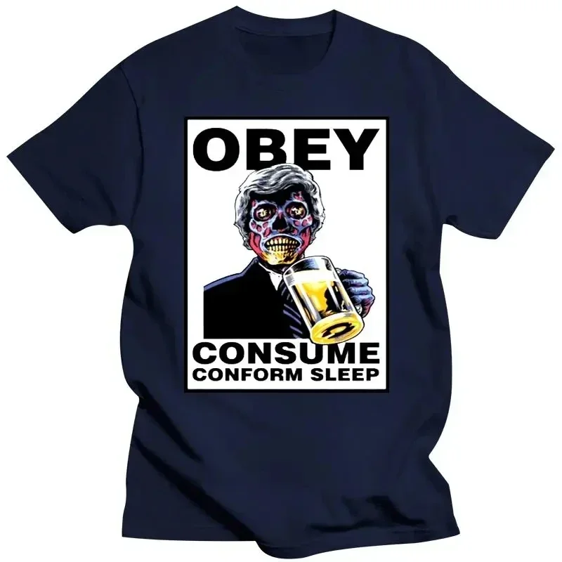 Cheavyweight streetwear They Live T Shirt  They Live Roddy Piper Chew Bubblegum Kick John Carpenter 1980s Creative Trending