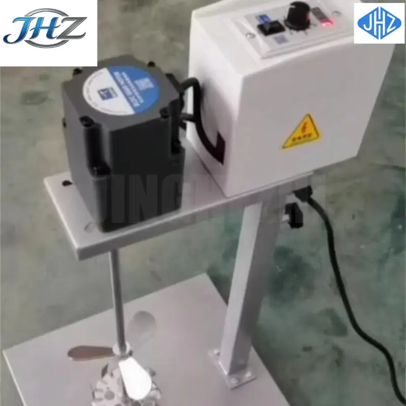 JHZ for Electric 220V Liquid Agitator Mixer Beverage Blender Mixer Stainless Steel Liquid Mixing Tool Commercial Use
