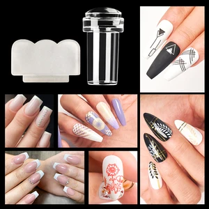 8 principais vendas unha francesinha carimbo - №6