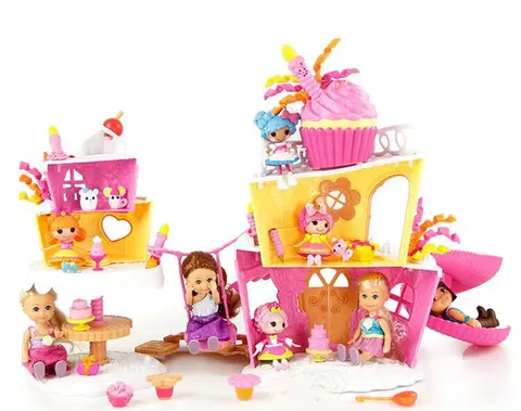 Anime Lalaloopsys Actionfigurer Sjungande Luminescens Simulering Kakrutschkana Slott Modell Söt Flicka Leksak Lekstuga Barnpresenter 8 best sales Lalaloopsy docka - №8