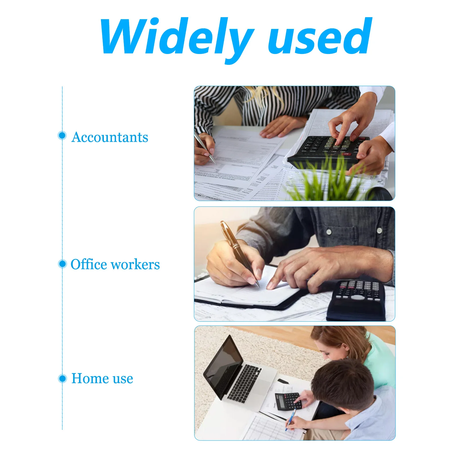 

12 LCD Calculator Green St Office Electronic Simple Desktop Portable Accounting Students Calculator