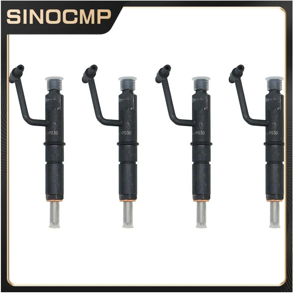 

4X 4JB1 Fuel Injector 6646906 for Mustang Bobcat 843 853 1213 960 2060 Loader Engine Parts Fuel Supply System Brand New
