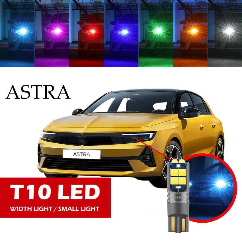 1ps T10 6SMD LED Error Free Eyebrow Eyelid Light Bulb For Opel Astra Side Door Light, Small Headlight, Car Boot