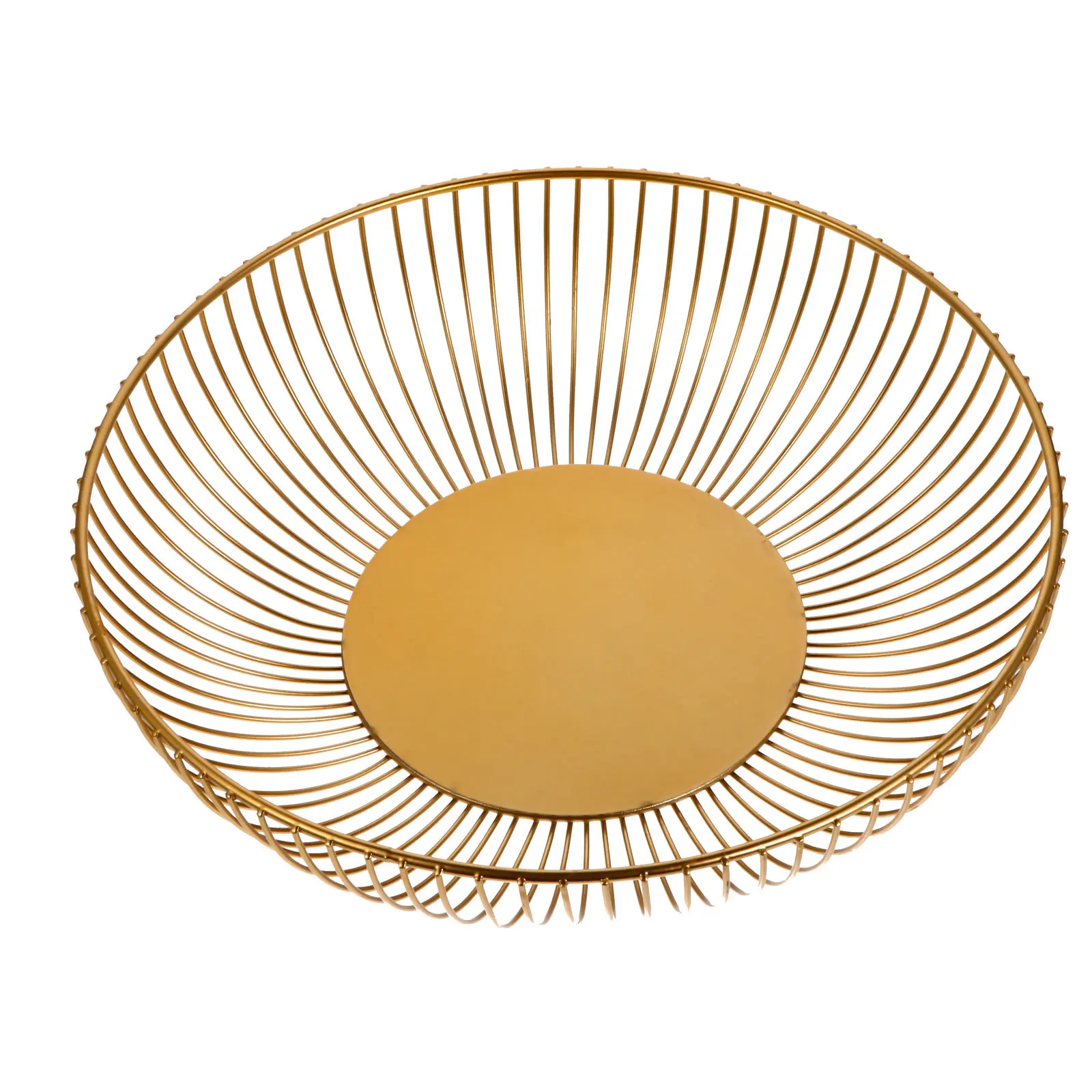 

Handmade Iron Fruit Basket 11 Inch Round Wire Basket for Kitchen Counter Fruit Holder Decorative Bowl Potpourri Storage