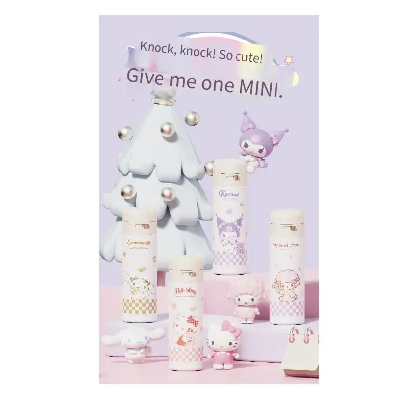 

Sanrio Kuromi Hello Kitty Hot Water Cup Cold Water Cup Student Adult Portable New Product Hit Product In-Vehicle Cute Kawaii