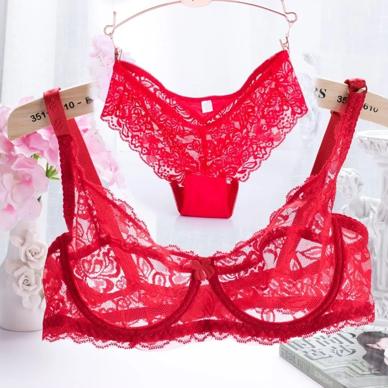 

Women Bra Sets Floral Push Up Underwire Bras Underwear Women Lingerie Set Sexy Women Lace Bra Set Plus Size Sexy Padded Bras
