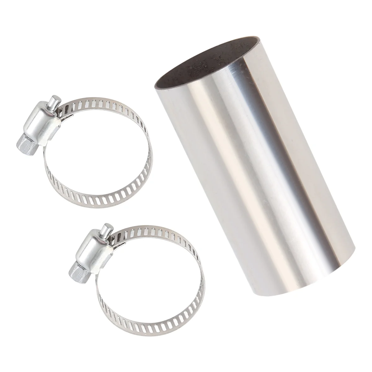 AT77 24Mm Heater Exhaust Pipe Connector Air Parking Heater Stainless Steel Gas Vent Hose with Clamps for Webasto Heater