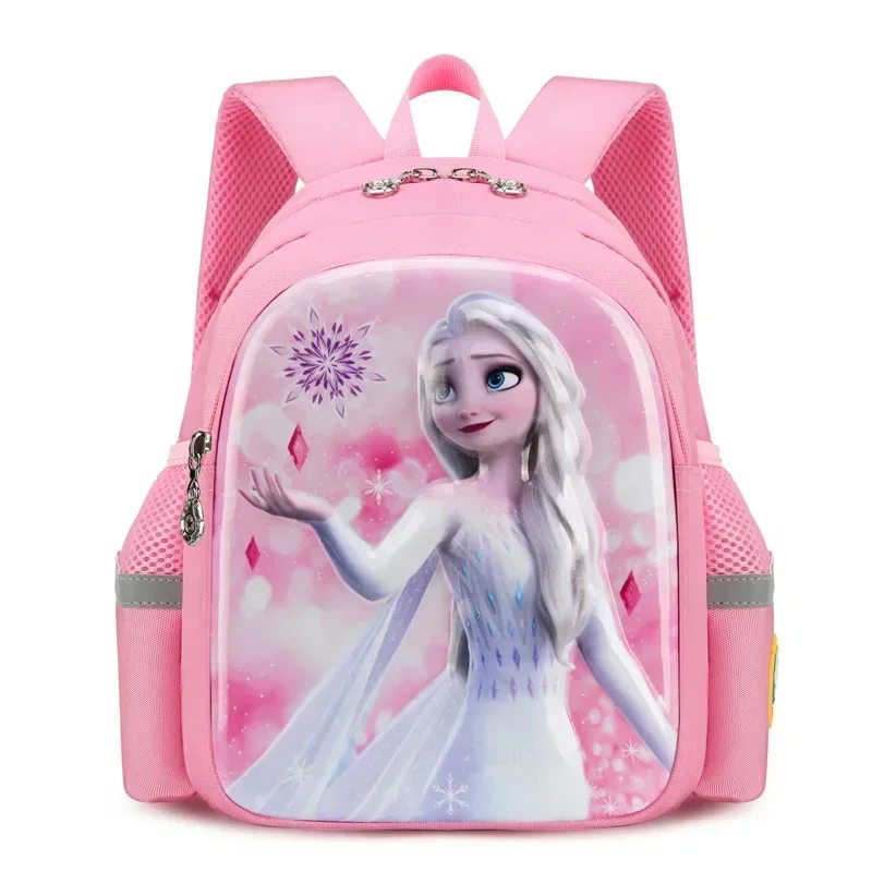 Disney Frozen Elsa Spring New Cartoon Zaino rigido Zaino per asilo Borsa per ragazze da uomo singola