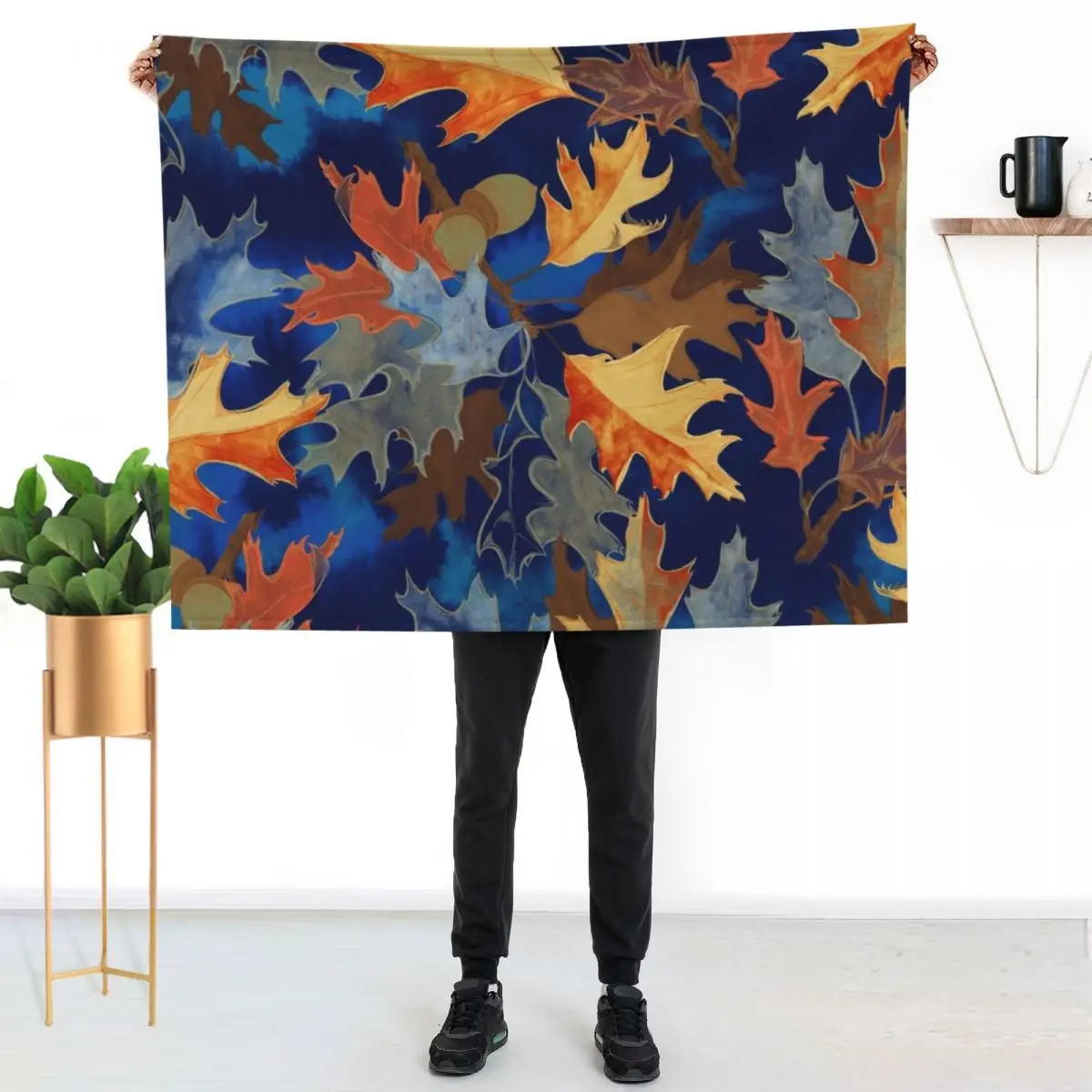 Leaf Mix Throw Blanket warm winter for winter Picnic Heavy christmas gifts christmas decoration Blankets