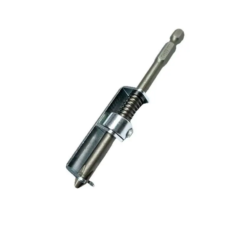 Spring Loaded Screwdriver Bit Fixing Clamp Anti-Drop Screw Holder Durable Alloy Steel for Construction Workers Daily Use