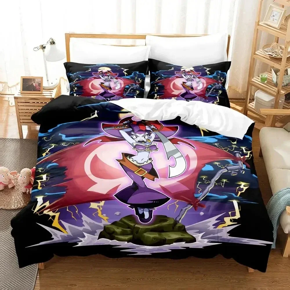 Anime Game Shantae 12 Genie Hero Bedding Set Duvet Cover Bed Set Quilt Cover Pillowcase Comforter king Queen Size Boys Adult