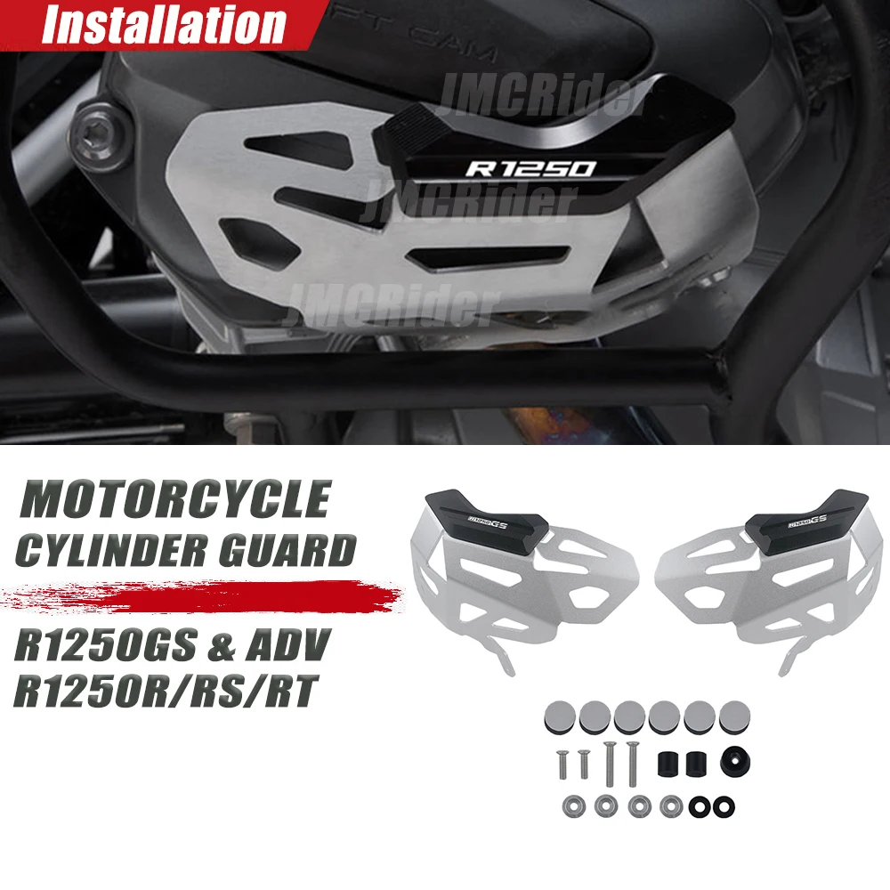 

R1250GS Cylinder Head Guard Fits For BMW R 1250GS LC ADV Adventure R1250 GS R1250GSA 2019 2020 Engine Guard Cover Protector