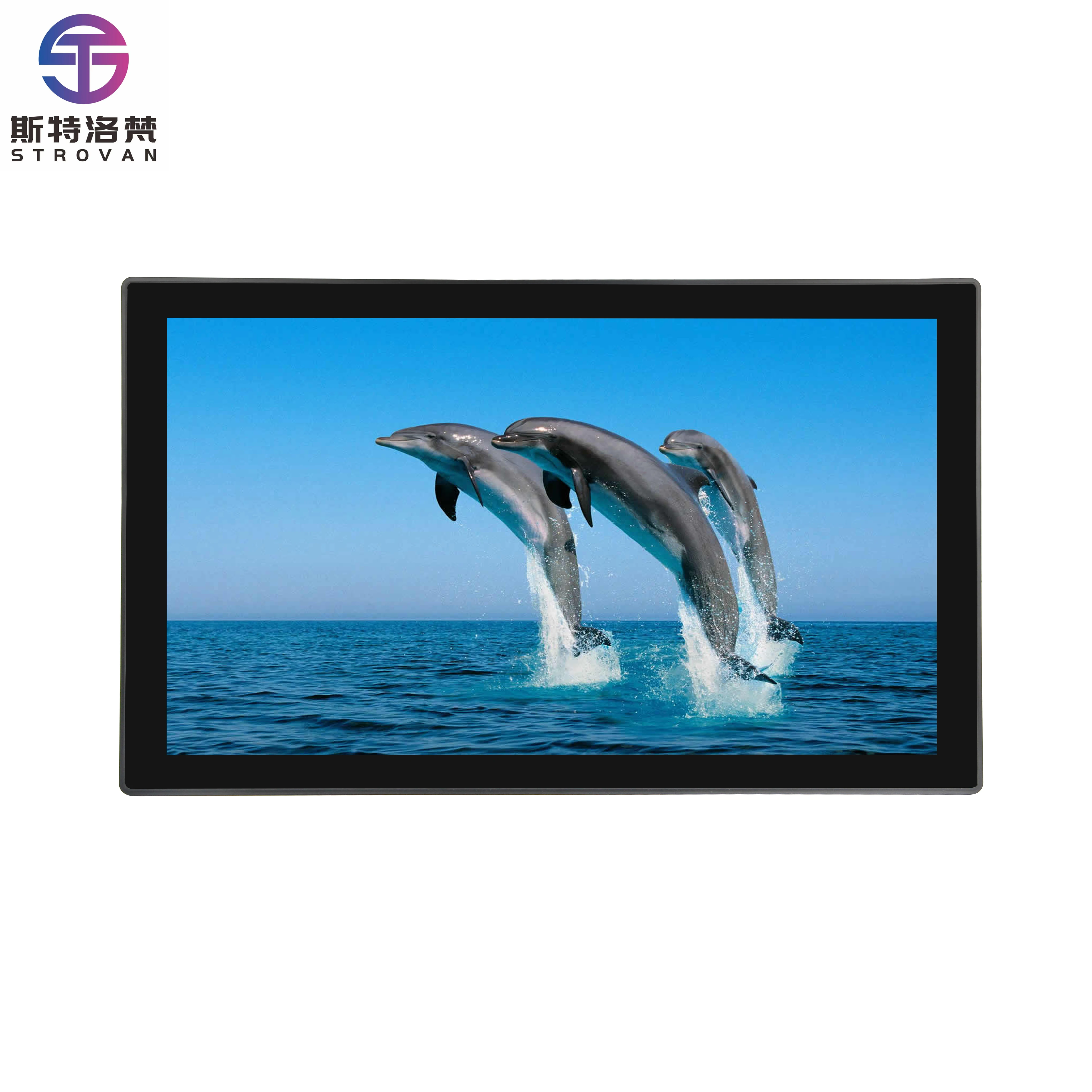 15.6 Touch Screen Embedded Panel PC Capacitive Resistive Touch Screen  USB DVI Interface New Industrial LCD