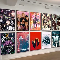 Custom P-P1HarmonyS KPOP DIY Sticky Poster Fancy Wall Sticker for Living Room Bar Decoration Wall Decor