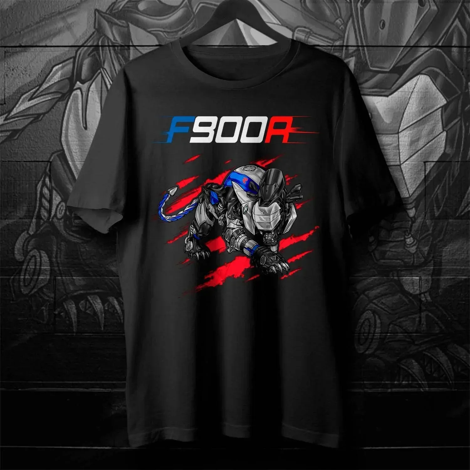 الكلاسيكية الألمانية دراجة نارية F900R النمر إلهام تي شيرت جديد القطن س الرقبة الصيف قصيرة الأكمام عادية قميص رجالي