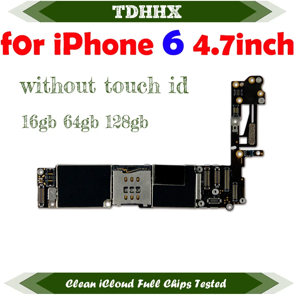 لوحة منطق iCloud تعمل مجانًا جيدة لهاتف iPhone 6 6S لوحة أم تم اختبارها لهاتف iPhone 6Plus 6SPlus 5.5 بوصة نظام iOS بشرائح كاملة