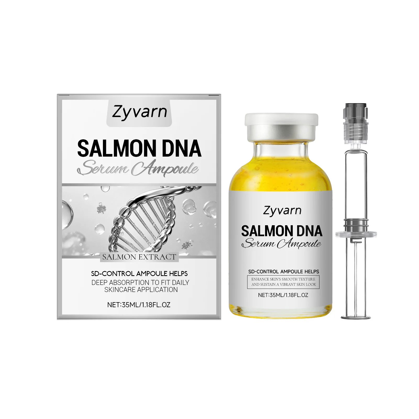PDRN Salmon DNA Serum Ampoule Repair Renew Skin Brighten Tone